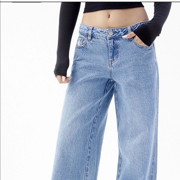 PacSunMedium Indigo Ripped Low Rise Jeans - Picture 2 of 3